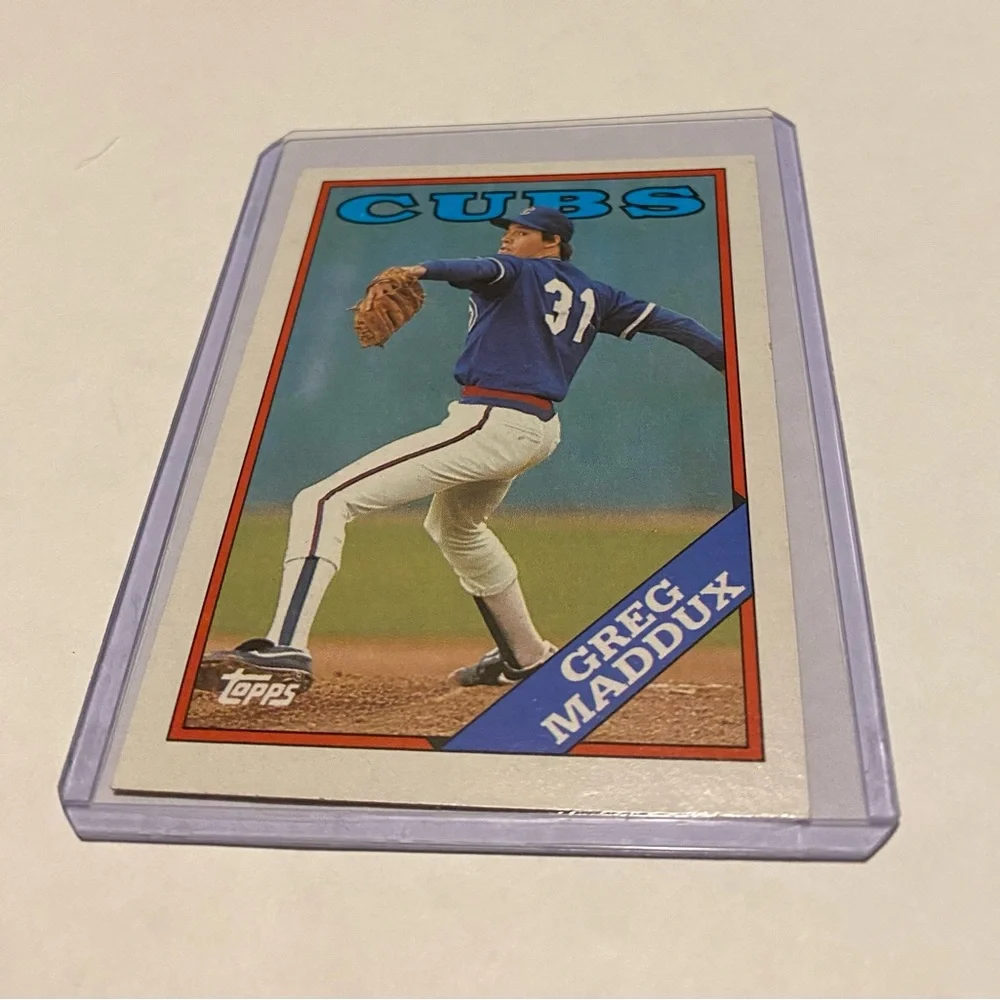 Greg Maddux 1988 Topps Baseball Card # 361 Chicago Cubs Vintage